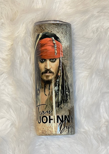 Team Johnny Depp Tumbler