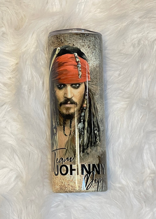 Team Johnny Depp Tumbler