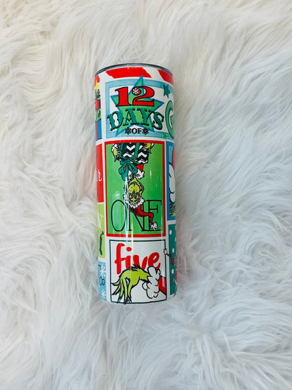 12 Days of Grinch Tumbler